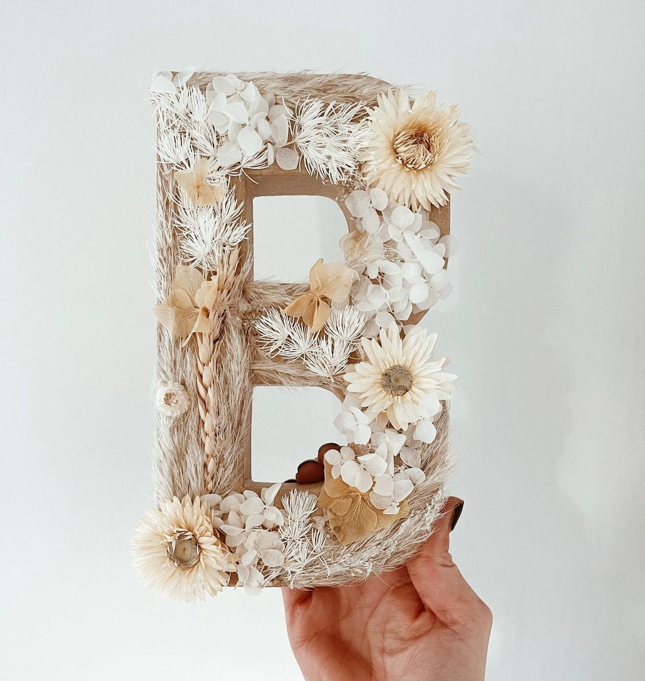 Dried Flower Letter