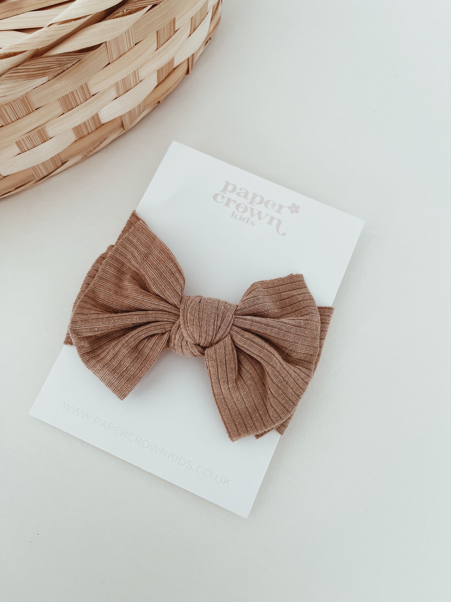 Coca Ribbed Topknot