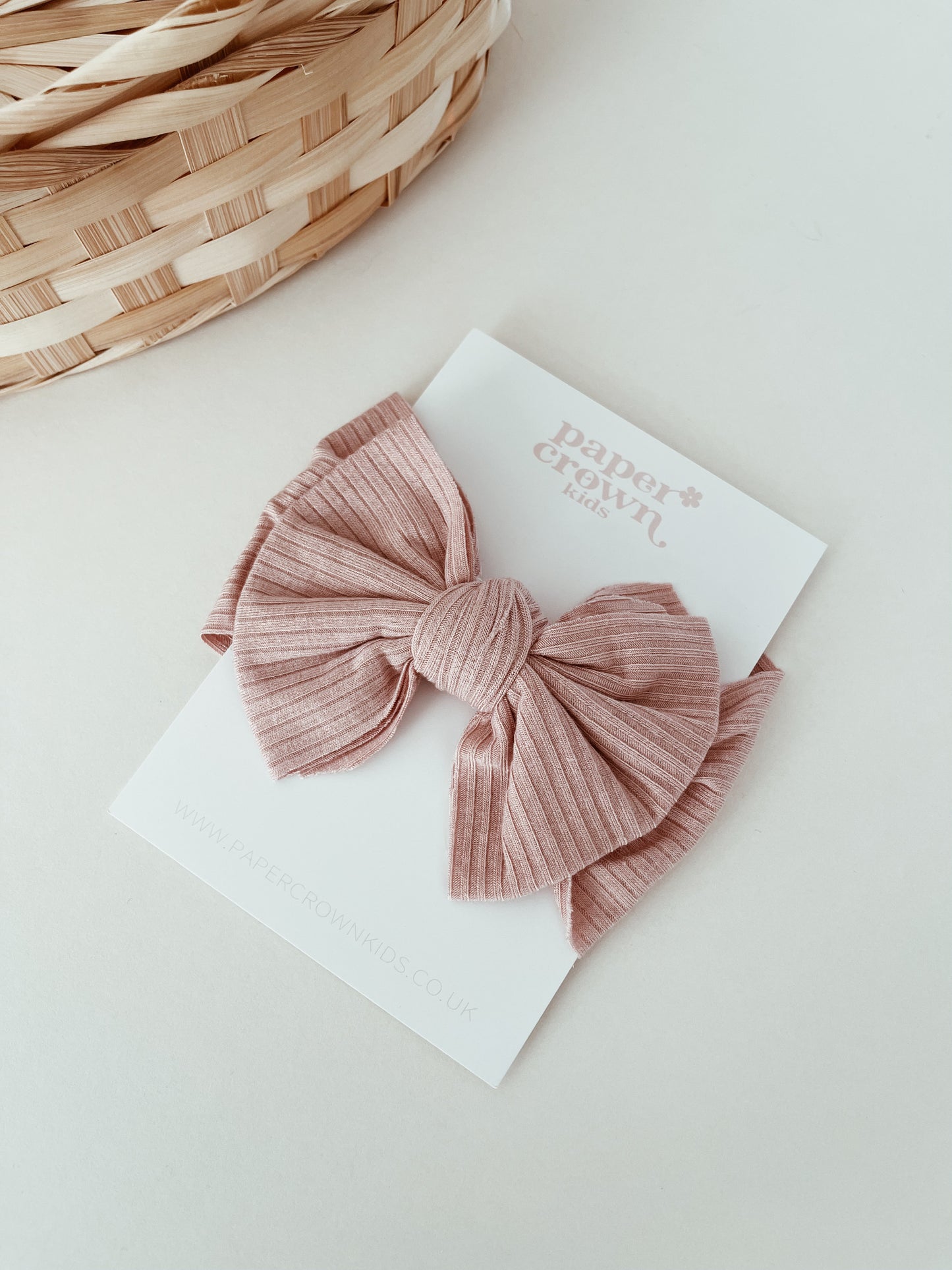 Blush Pink Ribbed
