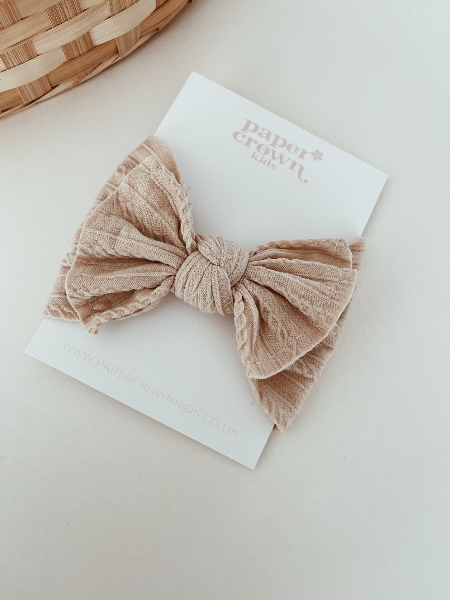 Light Beige Cable Knit