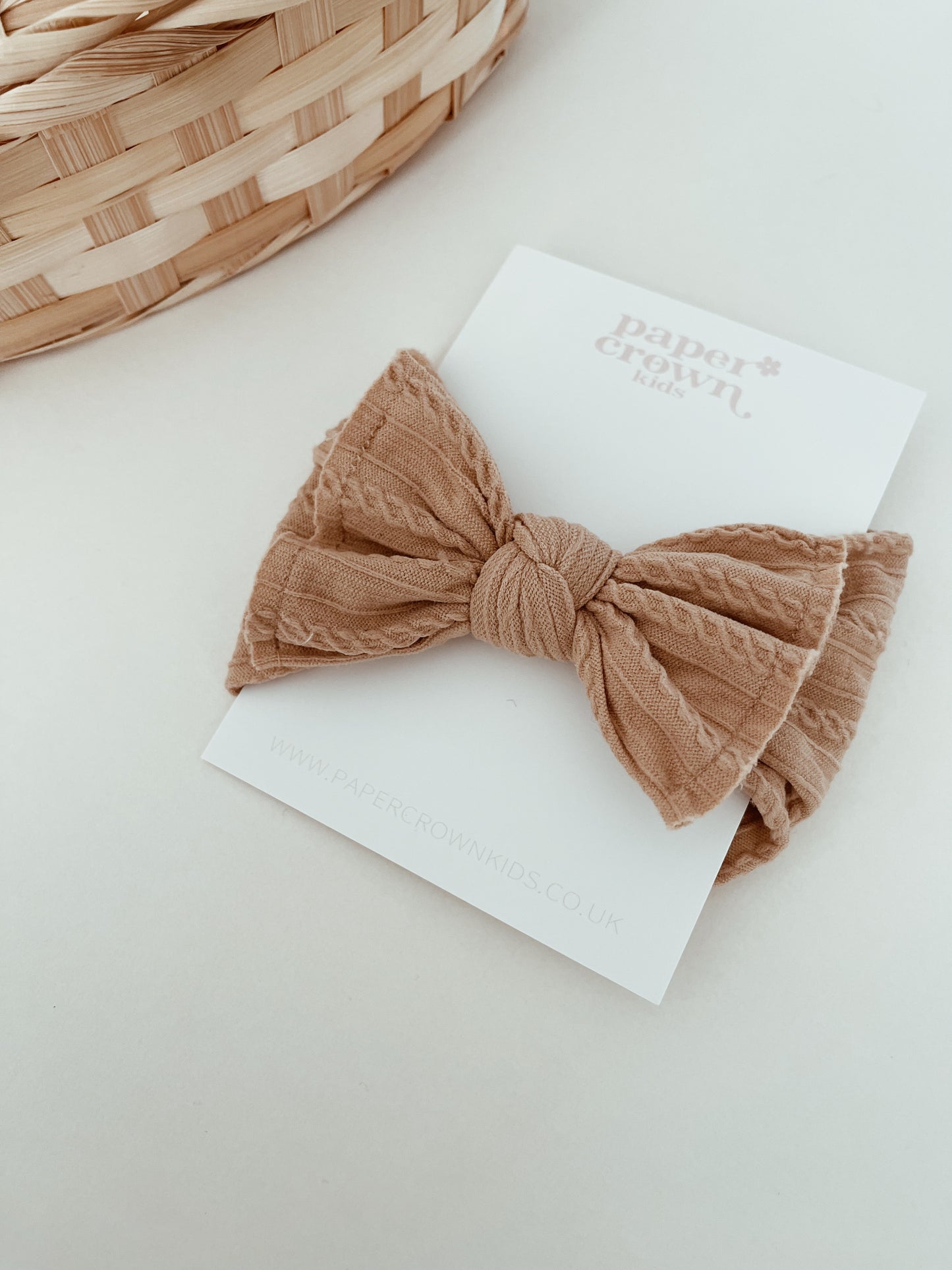 Dark Beige Cable Knit