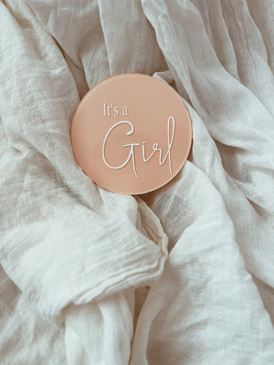 It’s a Girl Plaque