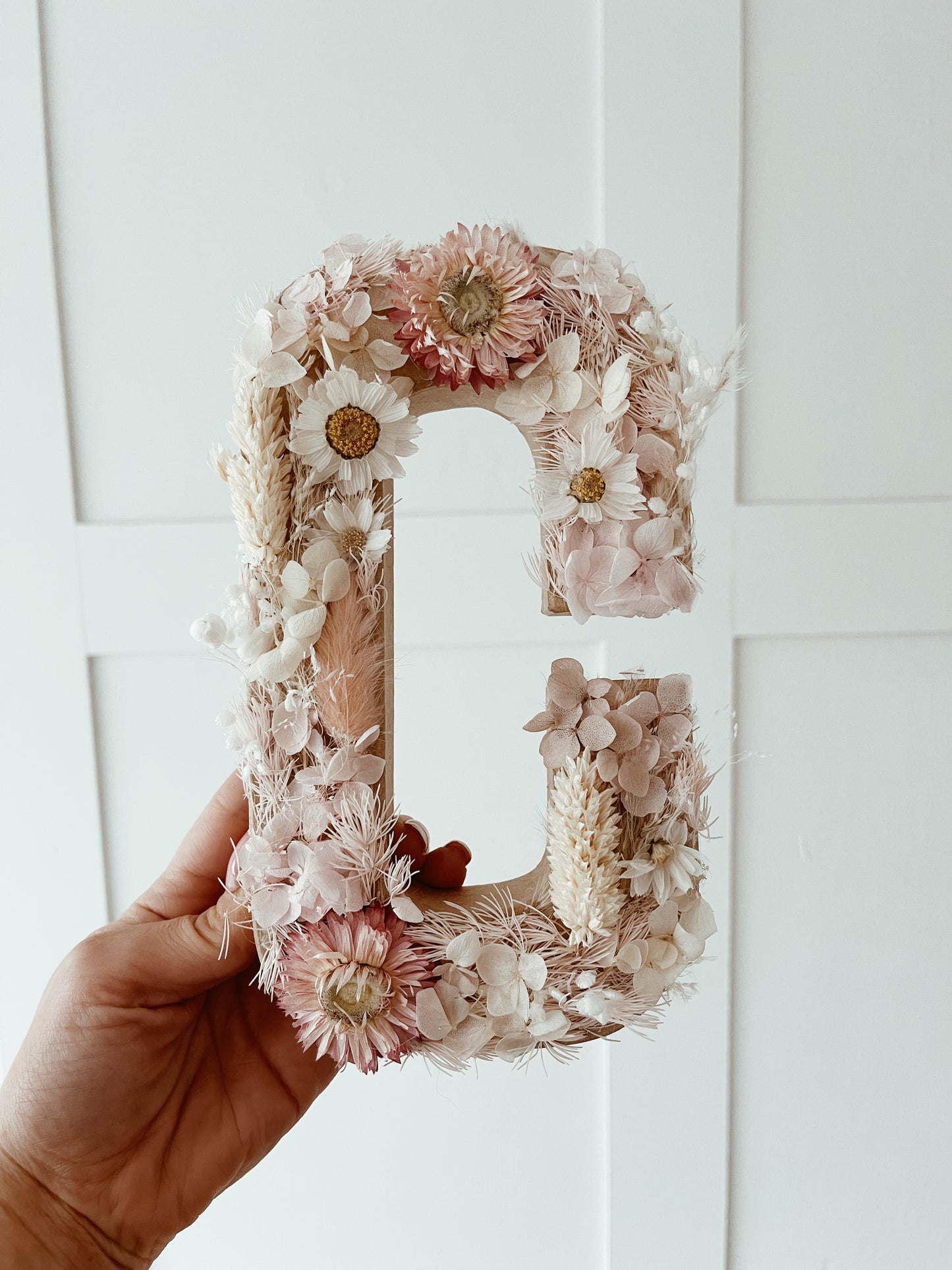 Dried Flower Letter