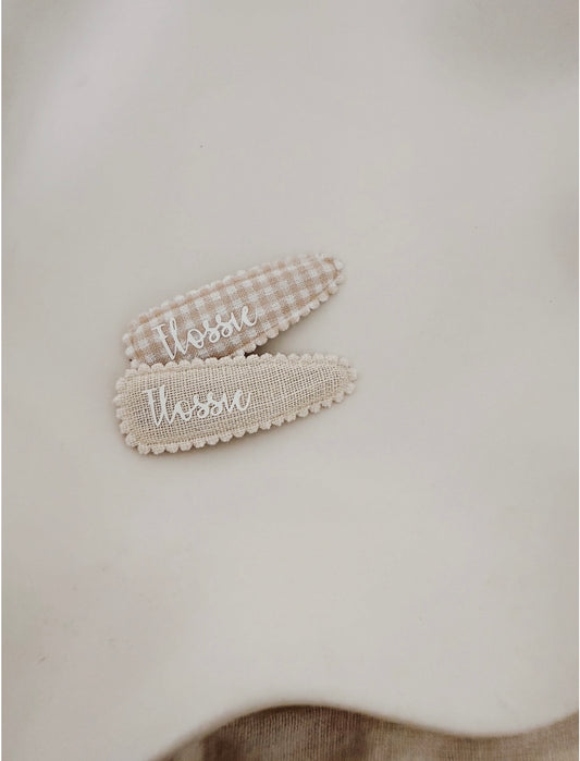 Personalised snap clips