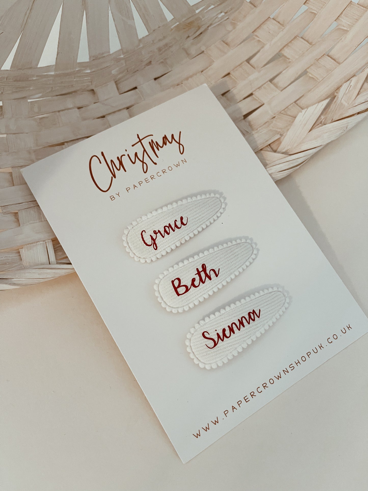 Personalised Clip Christmas Edition